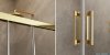 Radaway Idea Gold Kdj kabina 150x110cm prawa złoty połysk/szkło przejrzyste 387045-09-01R/387053-09-01L